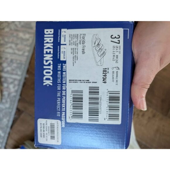 BNIB Birkenstock Florida Triple-Strap Sandals, size 37 - Picture 9 of 10